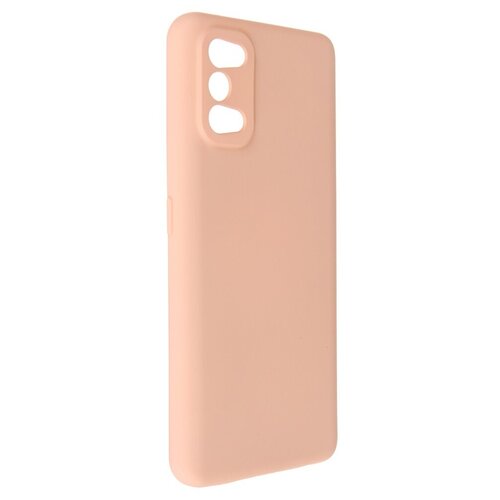 фото Чехол pero для realme 7 pro liquid silicone light pink pcls-0058-pk