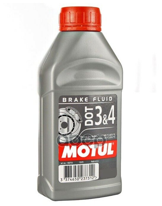 Жидкость Тормозная Motul Dot 3 & 4 Brake Fluid Dot3&4 1 Л 105835 MOTUL арт. 105835