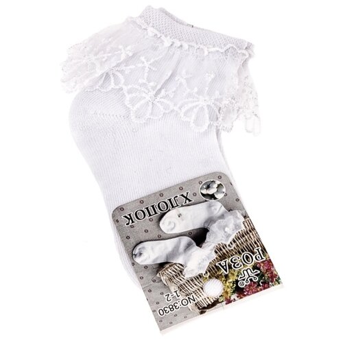 Носочки белые ажурные 2-4 года