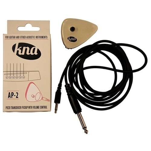 KNA AP -2 Звукосниматель kna ap 2 звукосниматель для акуст гитары и других акуст инструм пассивный разъем 1 4 джек