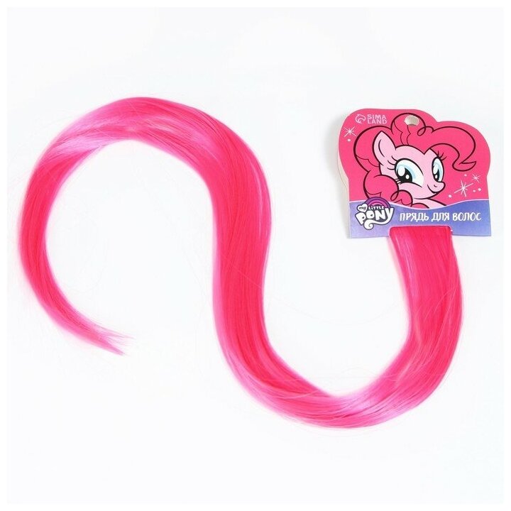 Hasbro Прядь для волос градиент "Пинки пай", 40 см, My Little Pony