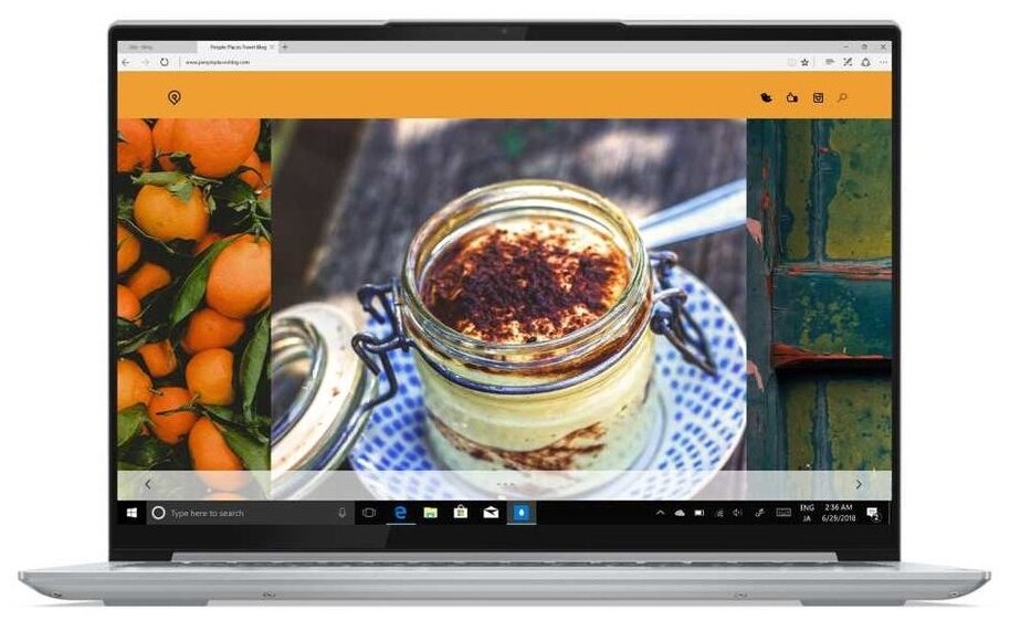 Ноутбук Lenovo Yoga Slim 7 Pro 14ACH5 (2880x1800, AMD Ryzen 7 3.2 ГГц, RAM 16 ГБ, SSD 512 ГБ, Win10 Home), 82MS0021RU, серебристый