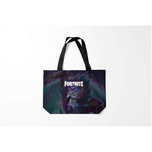 фото Сумка-шоппер / 46х35 см / геймерам / fortnite x raven burnettie