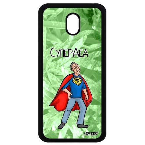 фото Защитный чехол на смартфон // galaxy j3 2017 // "супердед" дедуля шутка, utaupia, светло-зеленый
