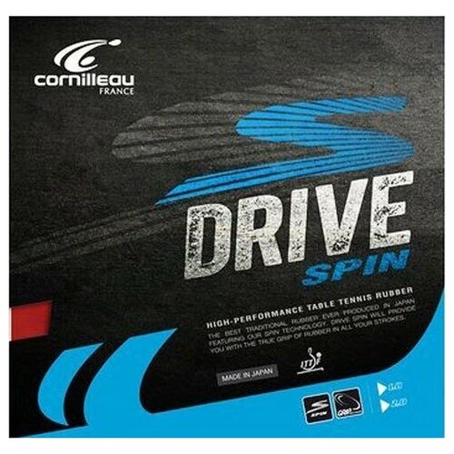 Накладка для настольного тенниса Cornilleau Drive Spin 40 Red, 2.0