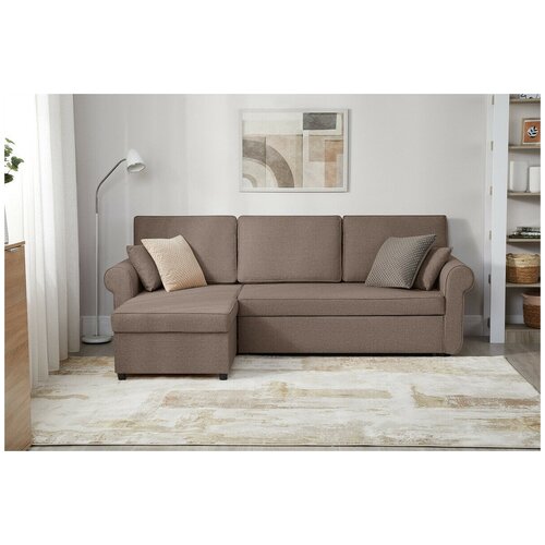 Угловой диван Рейн 050.1, медово-коричневый (Модерно 03) 2022