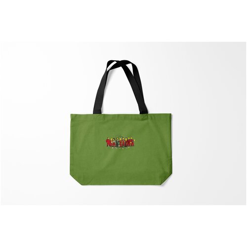 фото Сумка-шоппер / 46х35 см / сериалы / бумажный дом burnettie