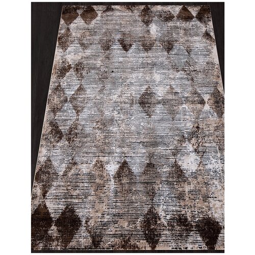 Ковер PANAMA - Прямоугольник GREY / BROWN, Современный, Ковер на пол, в гостиную, спальню, в ассортименте, Турция, Бельгия, (156 см. на 230 см.)