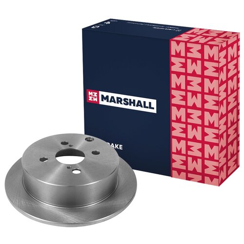 фото Тормозной диск задний marshall m2000459 для toyota corolla (e12) 01- // кросс-номер trw df4379 // oem 4243102070; 4243102050; 4243102071
