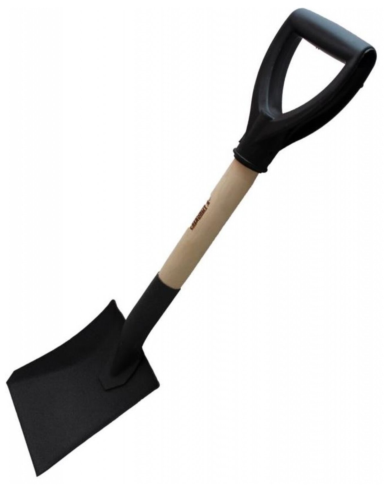Лопата "следопыт" совковая, деревяннный черенок с ручкой