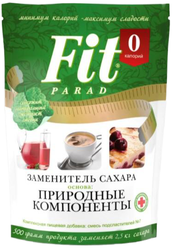 Fit Parad сахарозаменитель №7 природные компоненты, дой-пак порошок, 500 г