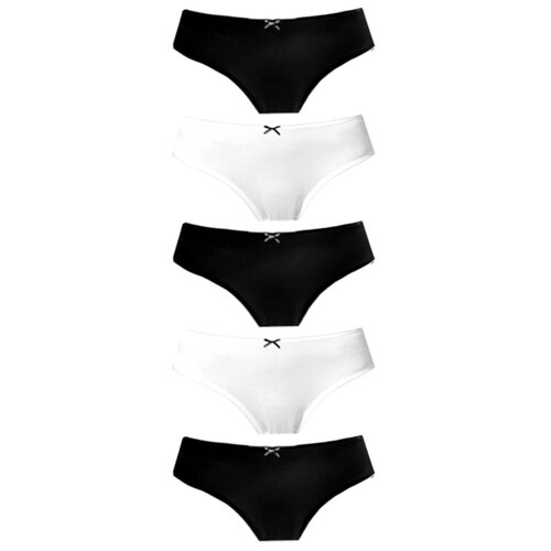 фото Трусы tuosite, 5 шт., размер xxl, мультиколор, черный, белый