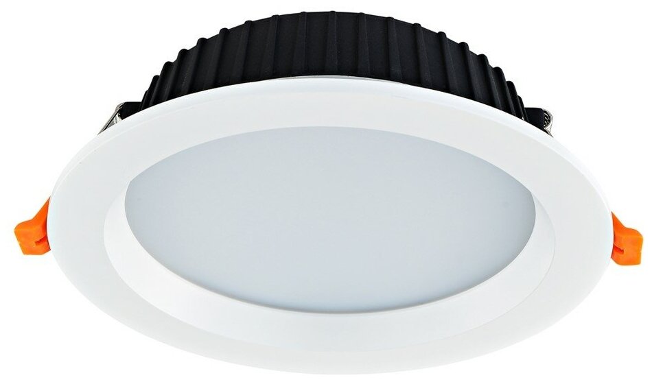 Donolux LED Ritm cветильник встраиваемый, 20W, 1644Lm, D195xH60мм, со сменой цвета 3000-6000К, IP44,