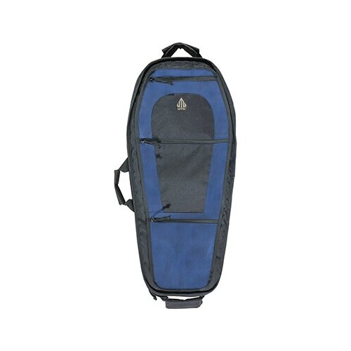 фото Рюкзак-чехол leapers utg alpha battle carrier sling pack 34" multi-firearm case black/electric blue pvc-psp34bn