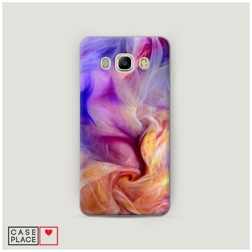 фото Чехол пластиковый samsung galaxy j5 2016 дым сиренево-желтый case place