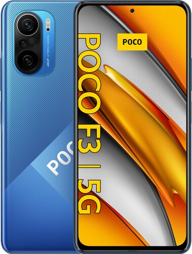 Смартфон Xiaomi POCO F3 6/128 ГБ RU, Dual nano SIM, синий океан ...