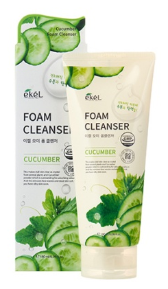 EKEL Пенка для умывания с экстрактом огурца Foam Cleanser Cucumber