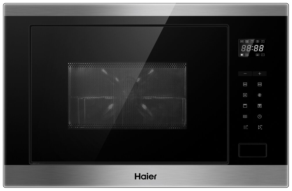 Микроволновая печь встраиваемая Haier HMX-BTG259X, черный/серебристый