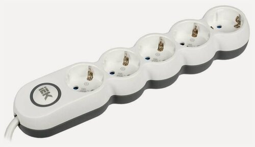 Изображение товара Удлинитель 5х3м с заземл. 16А IP20 Uno У05В 2P+PE 250В 3х1.5 IEK WYP53-16-05-03-ZK