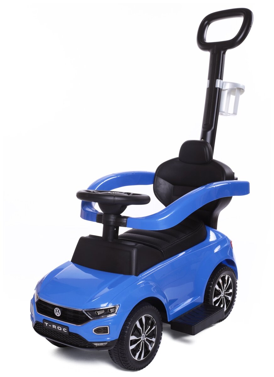 Каталка-толокар Babycare T-ROC (651 кожаное сидение), синий