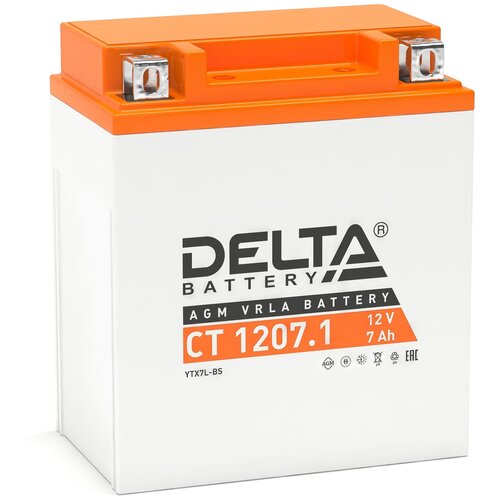 фото Аккумуляторная батарея delta battery ct 1207.1 7 а·ч