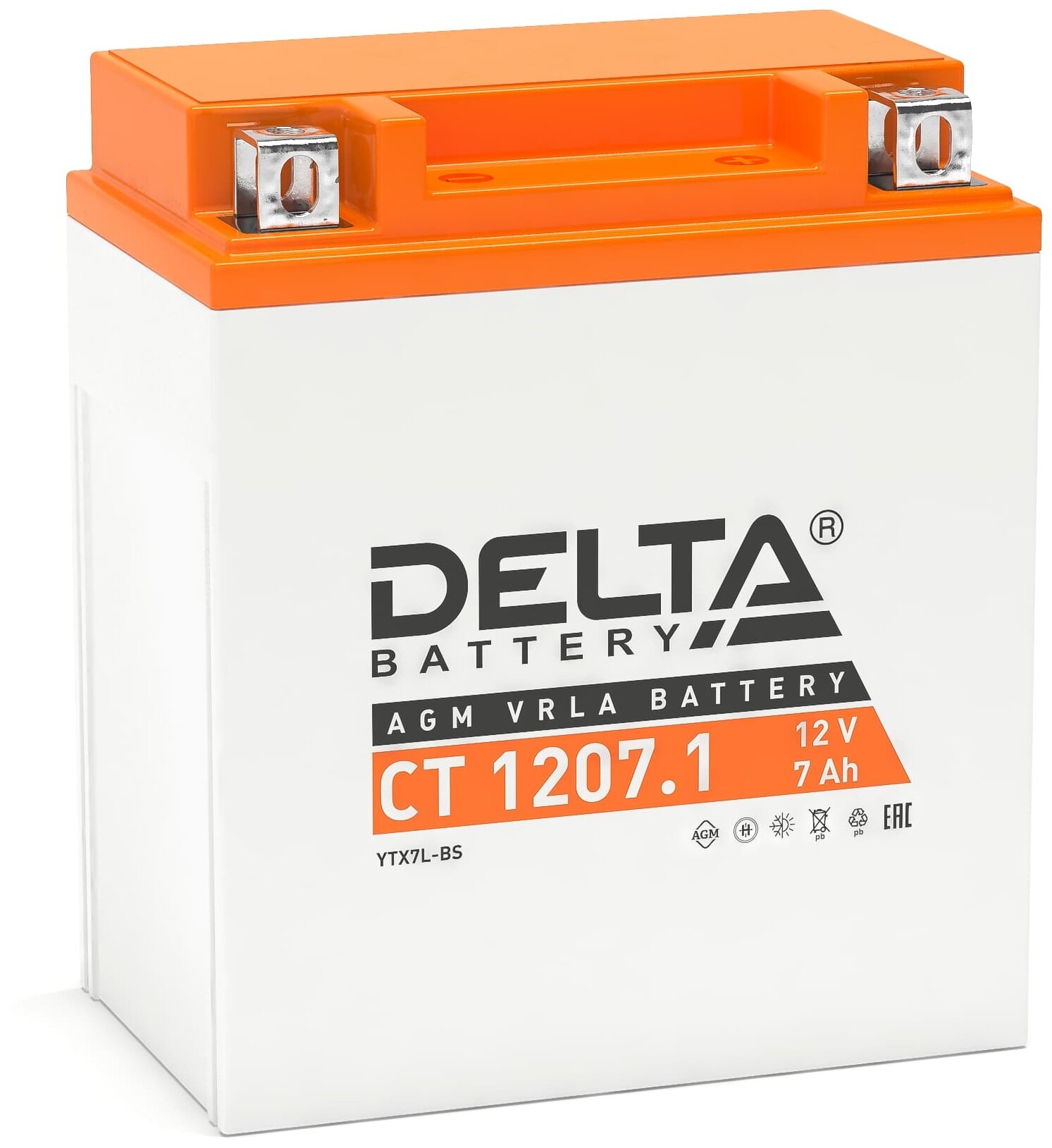 Аккумуляторная батарея DELTA Battery CT 1207.1 7 А·ч