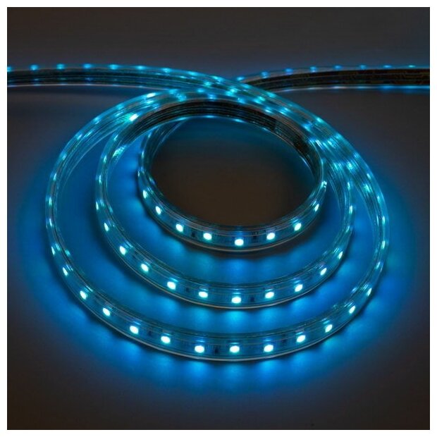   Ecola LED strip 220V STD 14,4W/m IP68 14x7 60Led/m RGB 50. SA5M14ESB