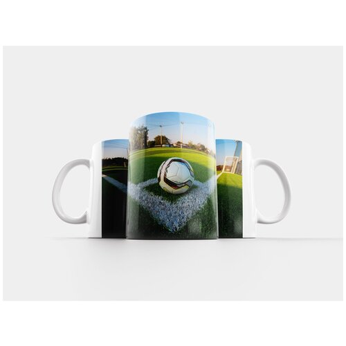 фото Кружка "футбол, футбольное поле, трава" 320 мл lotsprints