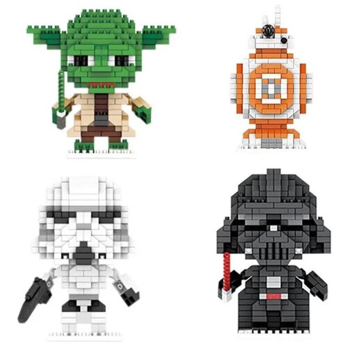 Набор конструкторов Звездные войны, конструктор LNO, 4 шт