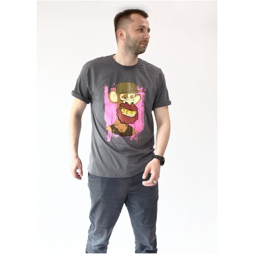 фото Футболка, цвет серый, размер xxl (52-54) solmax fashion