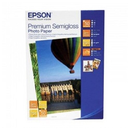 Фотобумага Epson Premium Semigloss Photo Paper epson фотобумага epson premium semigloss photo paper 10x15 500 sheets c13s042200