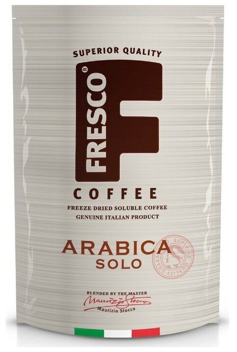 Кофе растворимый FRESCO Arabica Solo, 75 г, пакет 4895467
