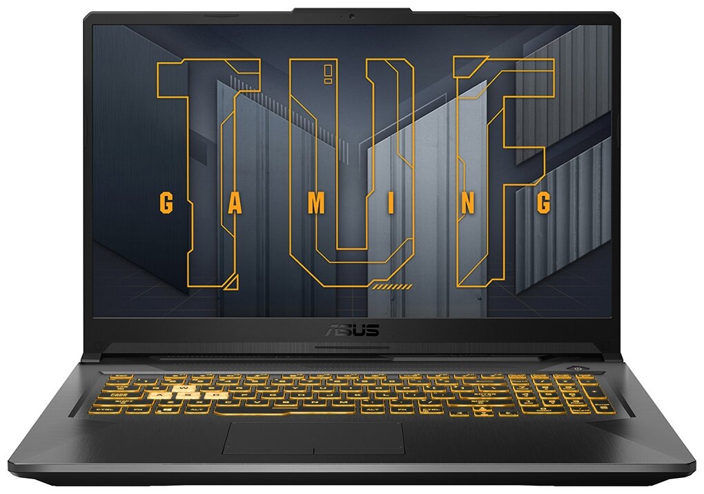 Ноутбук ASUS TUF Gaming F17 FX706HEB-HX103T Intel Core i5 11400H 2700MHz1731920x10808GB512GB SSDNVIDIA GeForce RTX 3050 Ti 4GBWindows 10 Home 90NR0713-M02650 Grey
