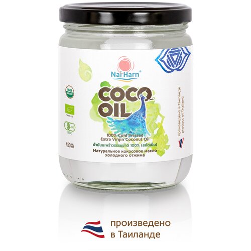 Кокосовое масло Натуральное Nai Harn 450мл