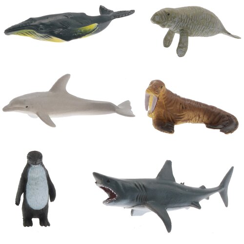 Купить Игровой набор Urban Units Морские животные 6 шт., полимер, unisex
