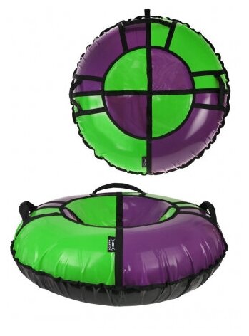 Тюбинг X-Match Sport фиолетовый-зеленый 110см