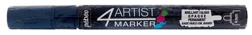 Набор художественных маркеров Pebeo 4Artist Marker, на масляной основе, 4 мм, 6 шт, перо круглое, темно-синий
