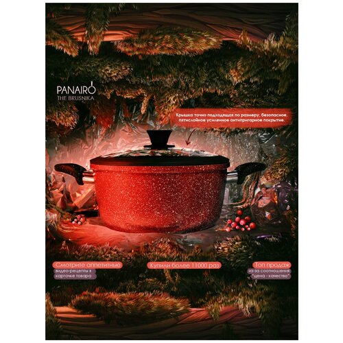 Кастрюля 4л PANAIRO 