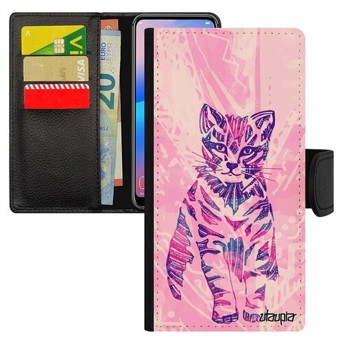 фото Чехол-книжка на мобильный galaxy s8, "кот" котенок пушистый utaupia