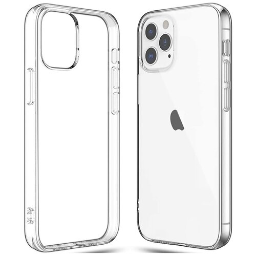 Силиконовый чехол на Apple iPhone 12 Pro Max / Эпл Айфон 12 Про Макс прозрачный