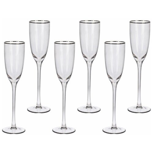 фото Koopman набор бокалов для шампанского алессандро 6 шт *