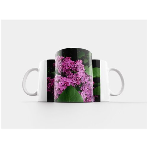 фото Кружка "сирень, декоративный кустарник, цвести" 320 мл lotsprints