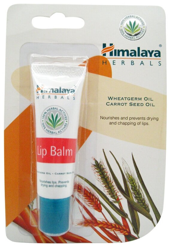 Бальзам для губ с маслом ростков пшеницы (lip balm) Питательный Himalaya | Хималая 10г