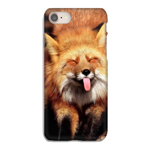 фото Силиконовый чехол лиса на apple iphone 8 plus/ айфон 8 плюс xcase