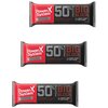 Протеиновый батончик с 50г белка / Power System Big Block Protein Bar (Шоколад) 3х100г / 50% белка с коллагеном для похудения и набора мышечной массы - изображение