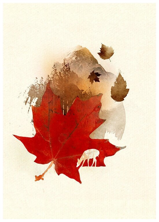 Интерьерный постер на стену картина для интерьера в подарок плакат 