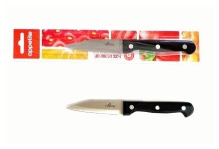 Нож для чистки овощей Appetite Шеф, 7 см - фото №2