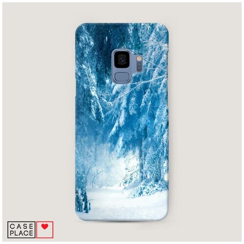 фото Чехол пластиковый samsung galaxy s9 зима 10 case place