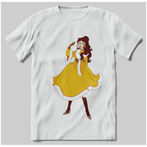фото Футболка с принтом красавица и чудовище белль 1 brut-shop