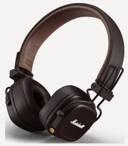 Изображение товара Беспроводные наушники Marshall Major IV Bluetooth, коричневый